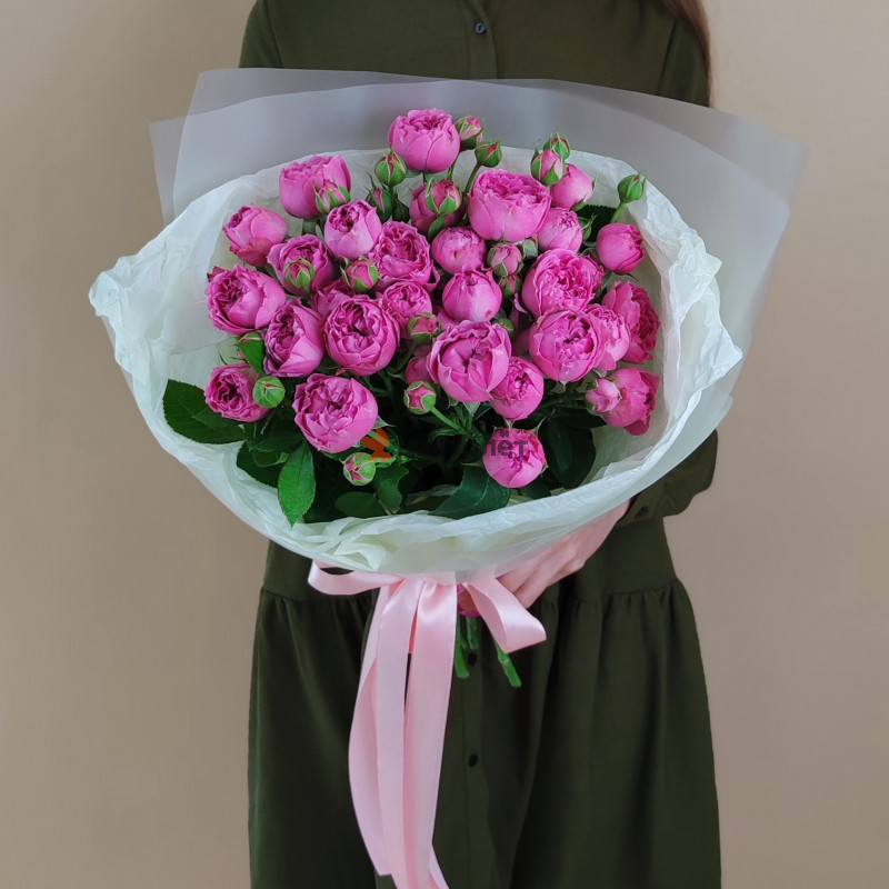 Букет с пионовидной розой