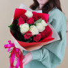 Розы 50см микс 15 шт